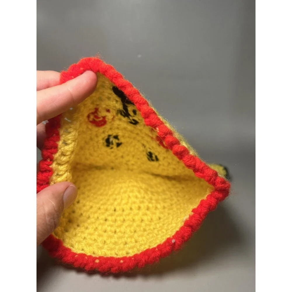 Pikachu Hat Cap Fitted Kids Small Handmade Crochet Pokemon Beanie Cosplay